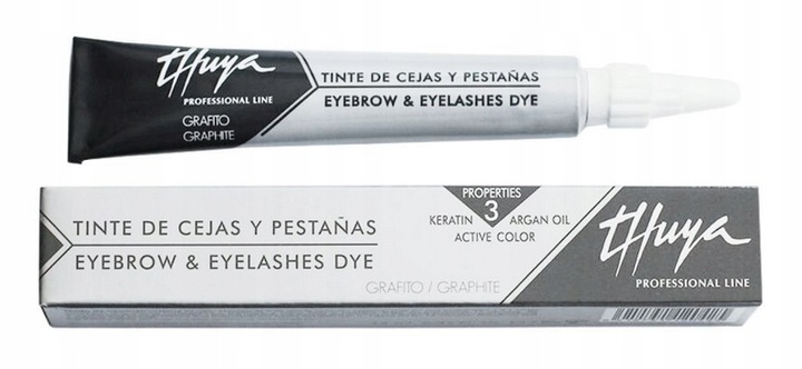 Thuya - Farba do brwi i rzęs Graphite Grafit AGRAN + KERATIN 14 ml