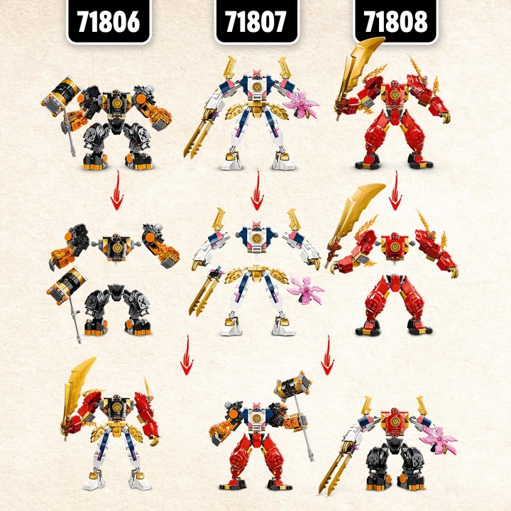 LEGO NINJAGO Mech żywiołu ziemi Cole’a 71806