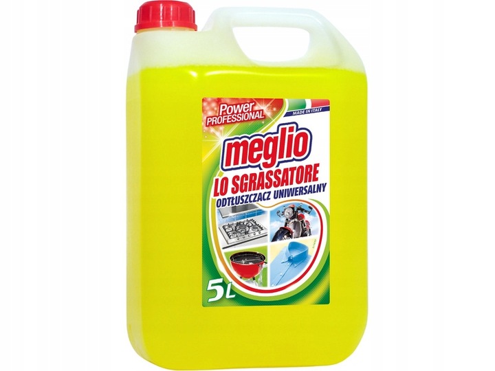 Płyn odtłuszczający MEGLIO Sgrassatore Lemon 5L
