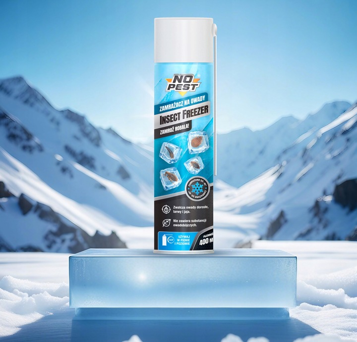 ŚRODEK PREPARAT NA PLUSKWY JAJA PLUSKIEW WSZY RYBIKI ZAMRAŻACZ NO PEST