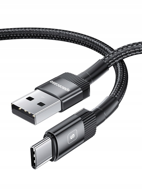 SPACECASE KABEL USB USB-C TYP-C QUICK CHARGE 3.0 200CM SZYBKIE ŁADOWANIE