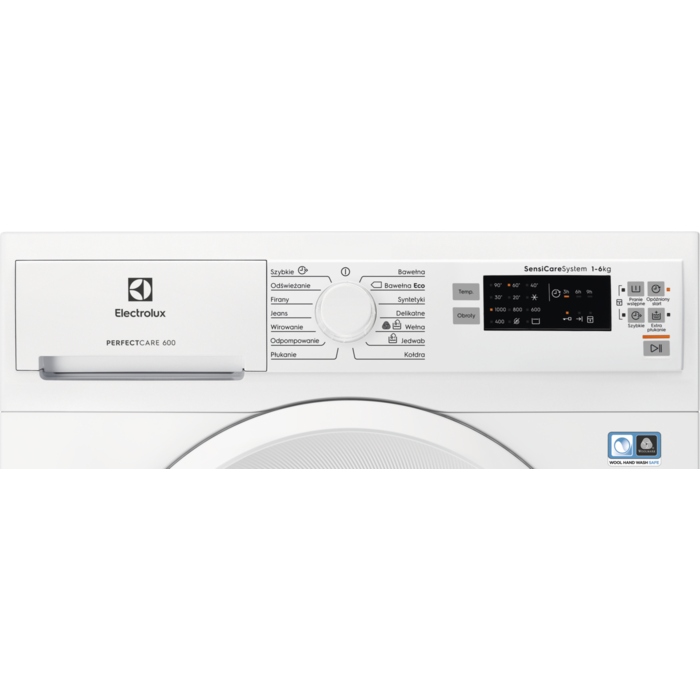 Pralka ELECTROLUX EW6SN0506OP 6kg Biała 1000obr Slim Opóźniony Start
