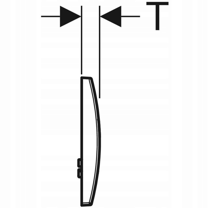 Przycisk spłukujący do WC Geberit DELTA 20 biały 115.127.11.1
