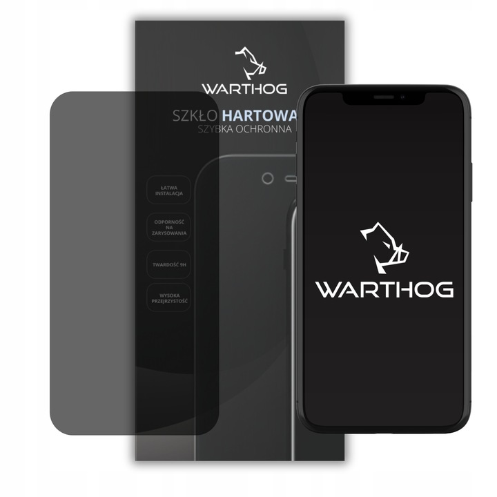 Szkło hartowane prywatyzujące Warthog do Apple iPhone 15 Pro 2 szt EZ Fit