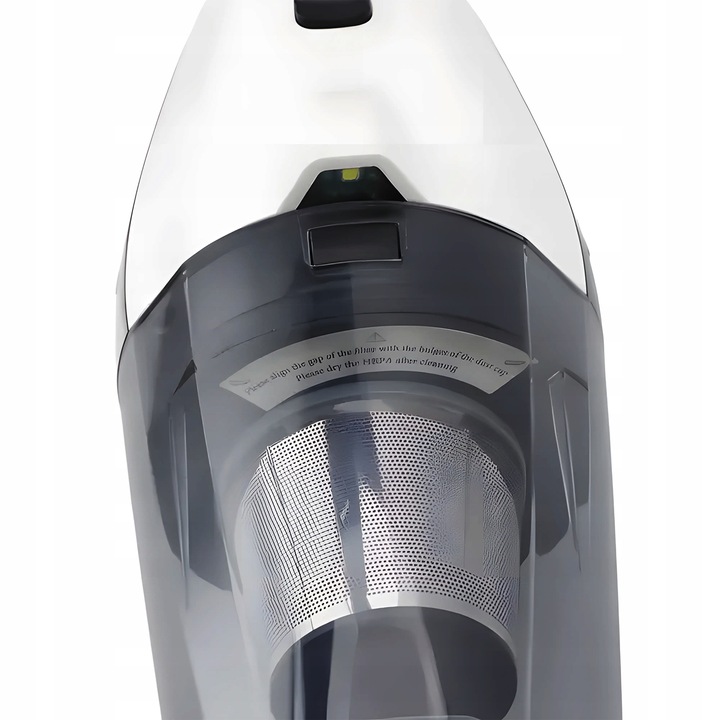 ODKURZACZ RĘCZNY SAMOCHODOWY BEZPRZEWODOWY DO SAMOCHODU PODWÓJNY FILTR