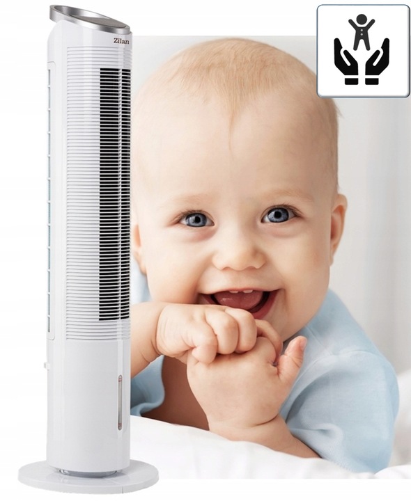 WENTYLATOR KLIMATOR KLIMATYZER 60W JONIZACJA KOLUMNOWY SMARTFON TUYA WI-FI