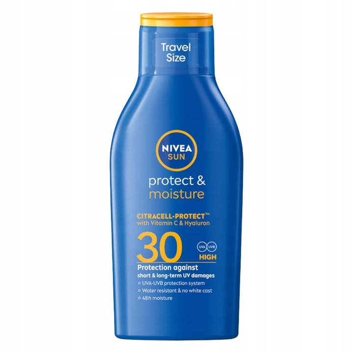 NIVEA SUN Protect & Moisture Nawilżający balsam do opalania SPF 30, 100 ml