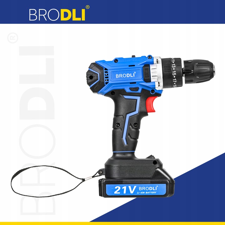 WIERTARKO WKRĘTARKA AKUMULATOROWA UDAROWA 2 BATERIE BAZA ŁADUJĄCA