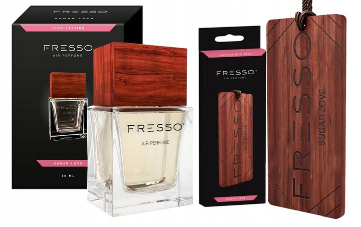FRESSO SUGAR LOVE Perfumy do samochodu PLUS ZAWIESZKA