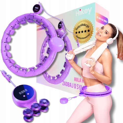 HULA HOP ODCHUDZAJĄCY SMART Z LICZNIKIEM I OBCIĄŻENIEM HULAHOP ODCHUDZAJĄCE