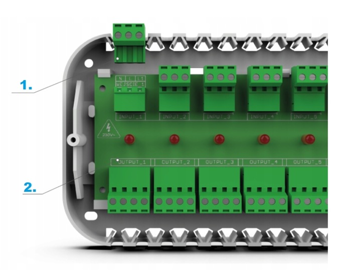 STEROWNIK LISTWA DO SIŁOWNIKÓW TERMOSTATÓW POKOJOWYCH PODŁOGÓWKI L-5-S SLIM