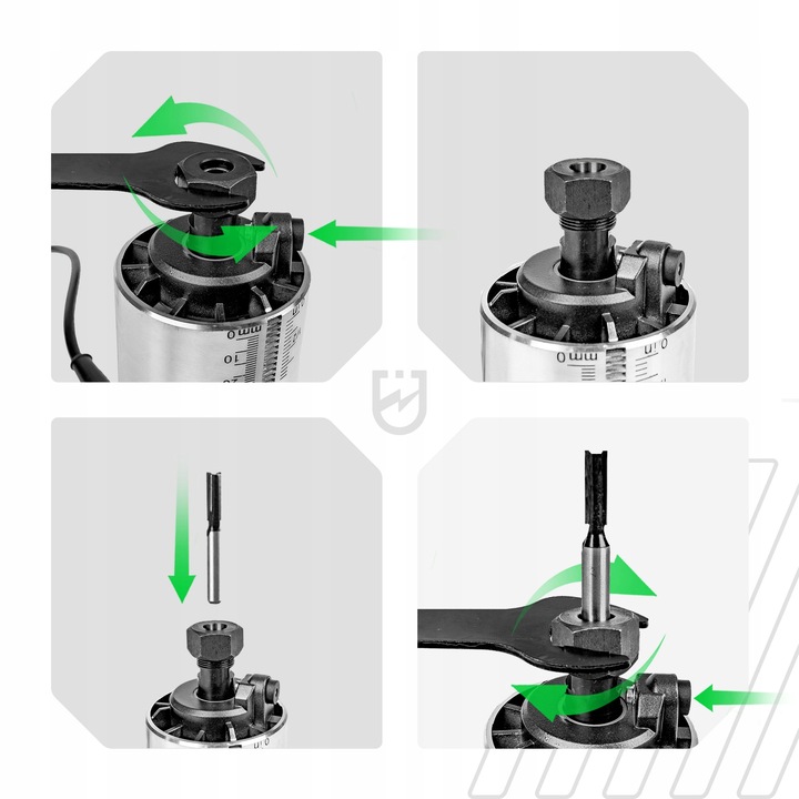 FREZARKA GÓRNOWRZECIONOWA DO DREWNA WYCINARKA Z REGULACJĄ OBROTÓW