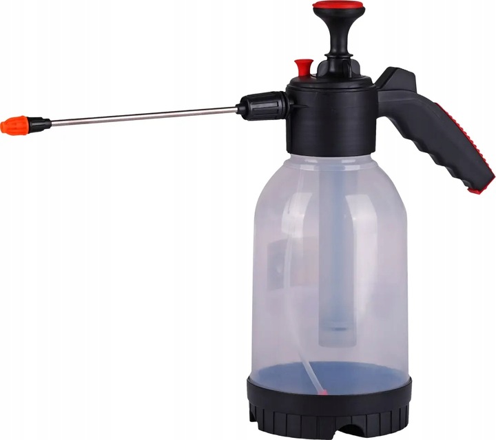 Opryskiwacz ciśnieniowy ogrodowy ręczny 2l z zaworem 2 dysze Schmith