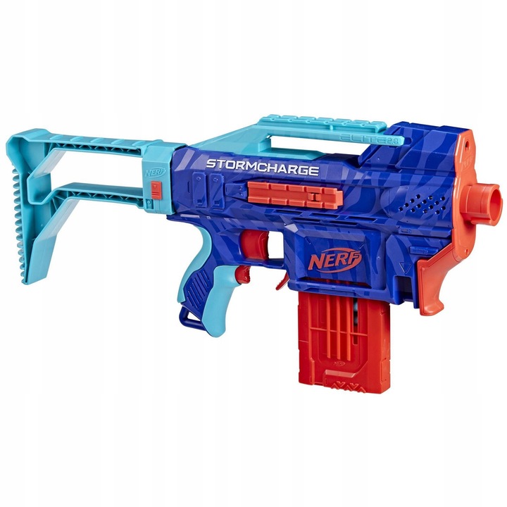 PISTOLET NERF ELITE 2.0 Automatyczny STORMCHARGE 4W1 20 STRZAŁEK +10 WAFFLE