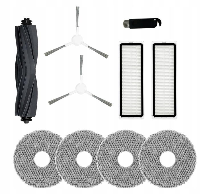 ZESTAW FILTRY SZCZOTKI MOPY akcesoria do DREAME L10s Ultra, L10 Ultra