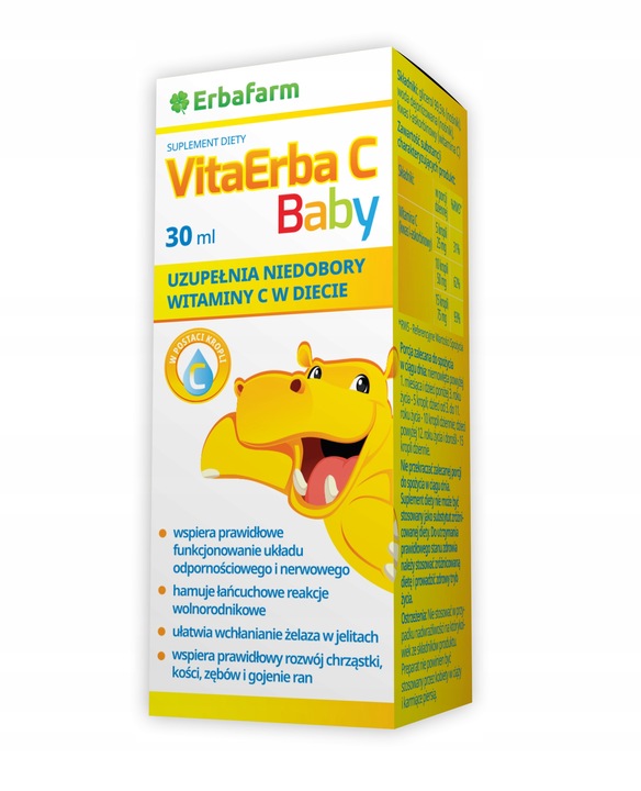 VitaErba C Baby Krople Dla Dzieci Z Witaminą C 30 ml