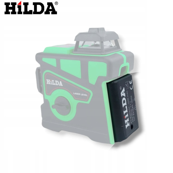 HILDA AKUMULATOR BATERIA DO POZIOMICY 3D 4D 5000 MAH 5 V SZEROKIE