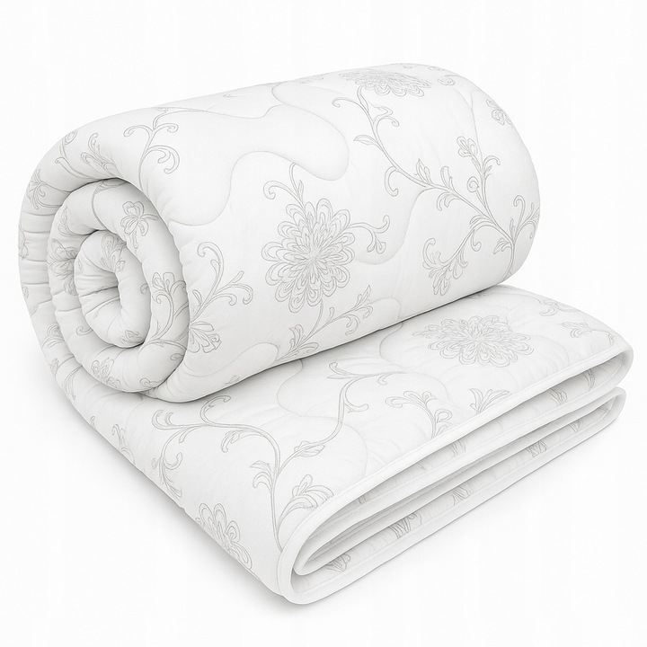 Kołdra na jesień 220x200 Całoroczna Ciepła Puszysta Kwiaty Polska Jakość