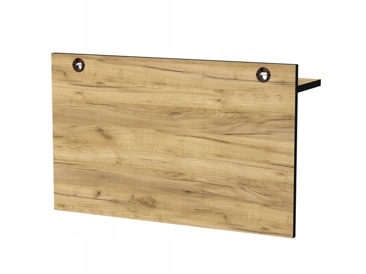 duży wieszak ścienny na ubrania dąb, hak czarny