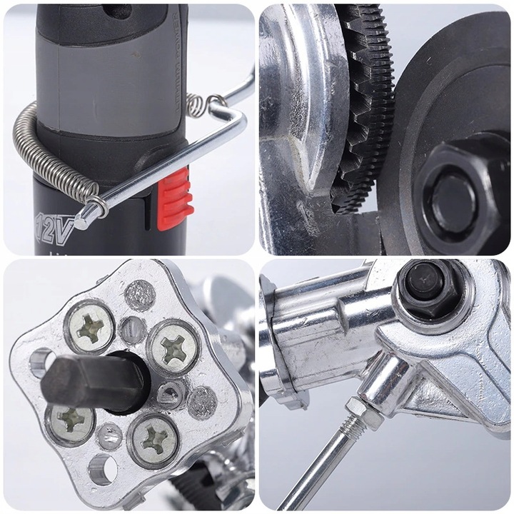 CIĘCIE BLACHY KOŃCÓWKA DO WIERTARKI NÓŻ NOŻYCE ADAPTER NA WKRĘTARKĘ