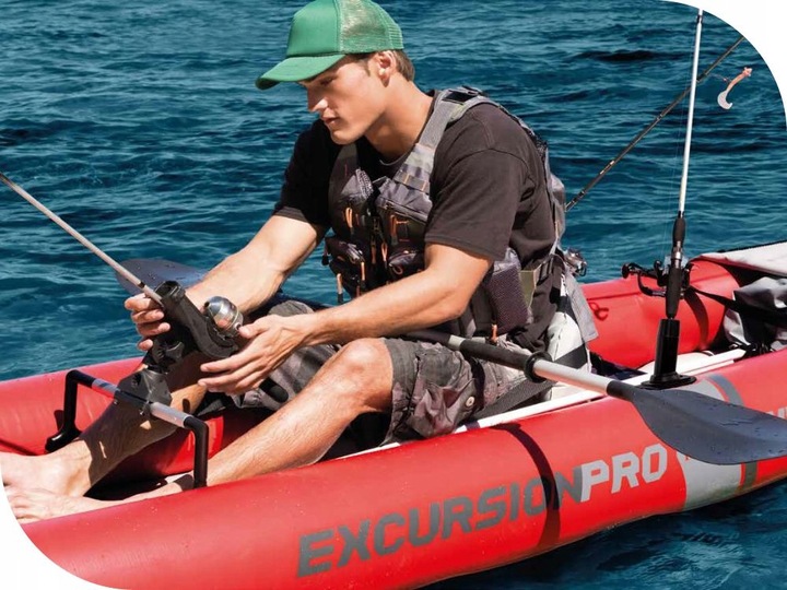 Kajak 2os. Excursion PRO Intex 68309 Pompka Wiosla MODEL 2024