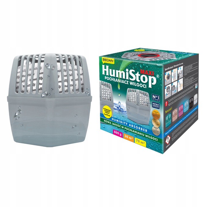 POCHŁANIACZ WILGOCI HUMISTOP MAXI ZE WSKAŹNIKIEM !
