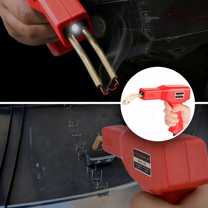 Zestaw Spawarka do Plastiku Zgrzewarka Zszywarka Lutownica do Tworzywa