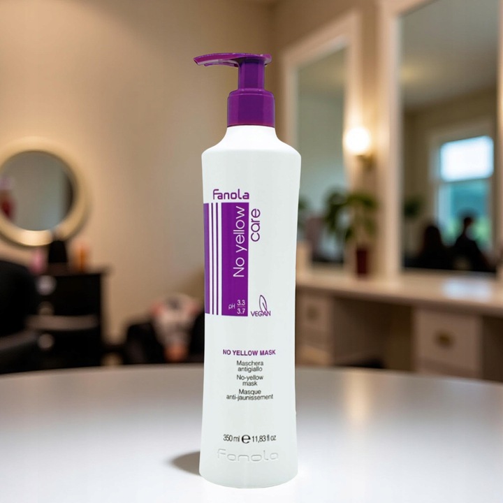 Maska do Włosów Blond NO YELLOW FANOLA Neutralizuje Żółte Odcienie 350ML