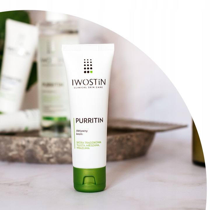 Iwostin Purritin Aktywny Krem Na Trądzik x2