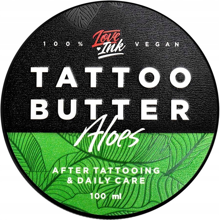 LOVEINK Masło Krem do Pielęgnacji Tatuażu Tattoo Butter Zestaw 3x 100ml