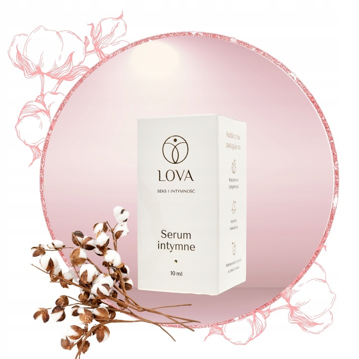 Serum Intymne LOVA Do Pielęgnacji Intymnej Spotęguje Doznania Miłosne 10 ml