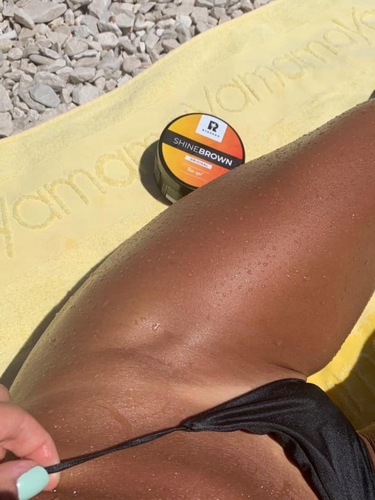 Byrokko Shine Brown Krem masło przyspieszacz opalania 200ml DŁUGA DATA