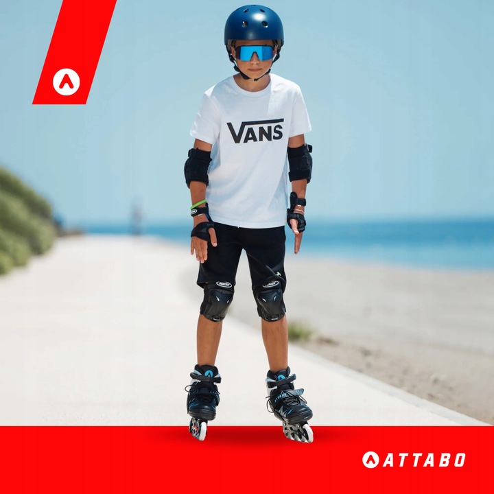 Łyżworolki dziecięce ATTABO 2w1 rolki i łyżwy Kylo L (38-41) Regulowane