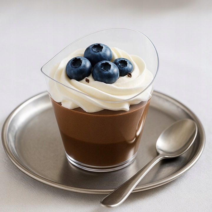 Pojemnik fingerfood pojemniki na desery przekąski fala 120 ml 24 szt.