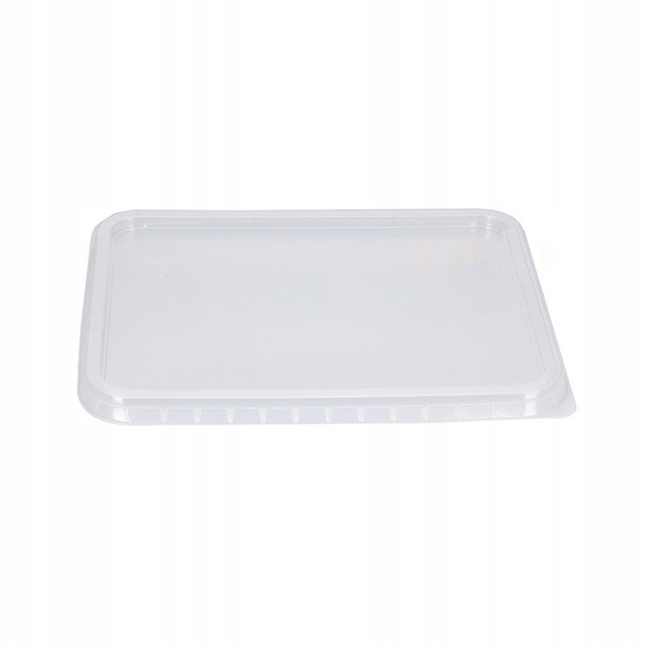 Pojemniki na Żywność Jednorazowe 1000 ml Prostokątne z Pokrywką 50 Sztuk