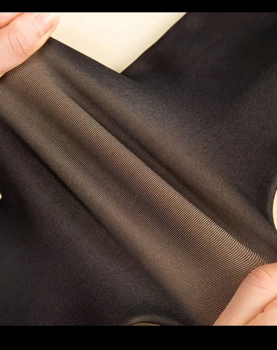 rajstopy czarne naturalny EFEKT WIDOCZNEJ SKÓRY L/XL kryjące rajtuzy NERO