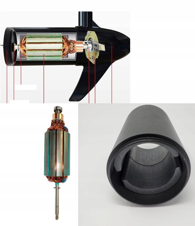 SILNIK ELEKTRYCZNY do łodzi pontonu 55 12V STORM