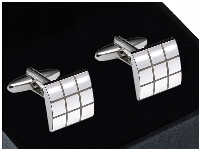 GREG Spinki do Mankietów Koszuli + PUDEŁKO d92