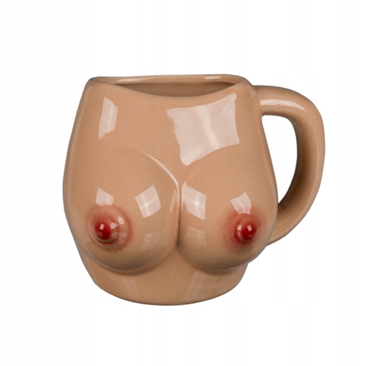 Kubek Ceramiczny - Piersi, Super Kubek Cycki! - Śmieszny Prezent