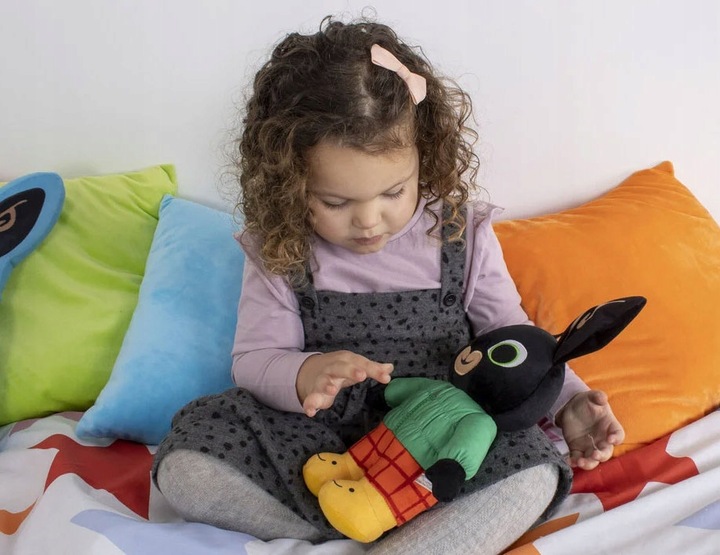 Bing KRÓLICZEK MÓWIĄCY w zielonej kurteczce MASKOTKA INTERAKTYWNA 30cm 0+