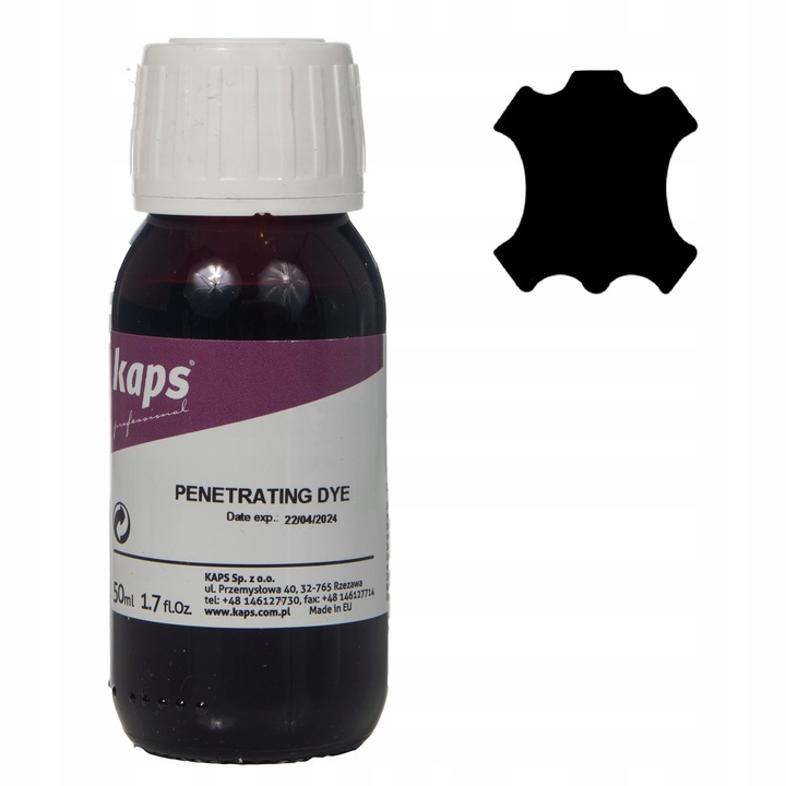 FARBA GŁĘBOKO WNIKAJĄCA W SKÓRĘ CZARNA 118