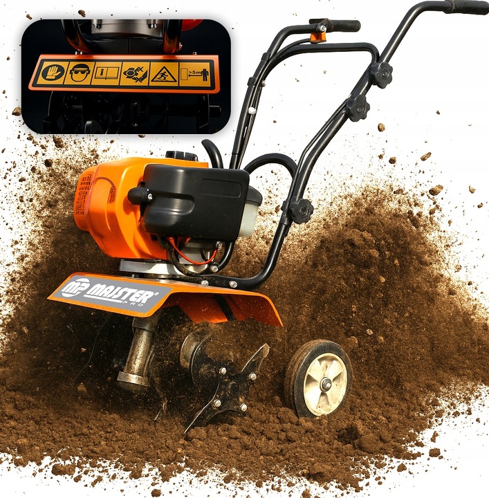 GLEBOGRYZARKA Spalinowa KULTYWATOR do gleby ziemi 30cm z REGULACJĄ