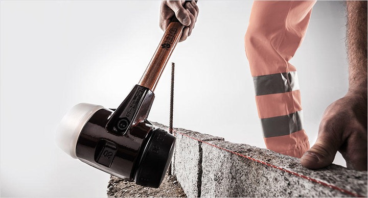 SIMPLEX 80 MŁOTEK BRUKARSKI 80mm GUMA - GUMA 3,2kg