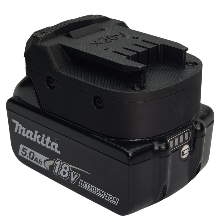 Adapter, przejściówka z baterii Makita 18V na narzędzia Parkside X20V