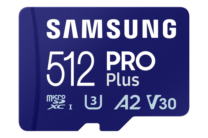 Samsung PRO Plus microSDXC 512GB U3 A2 V30 180 MB/s Adapter Karta pamięci