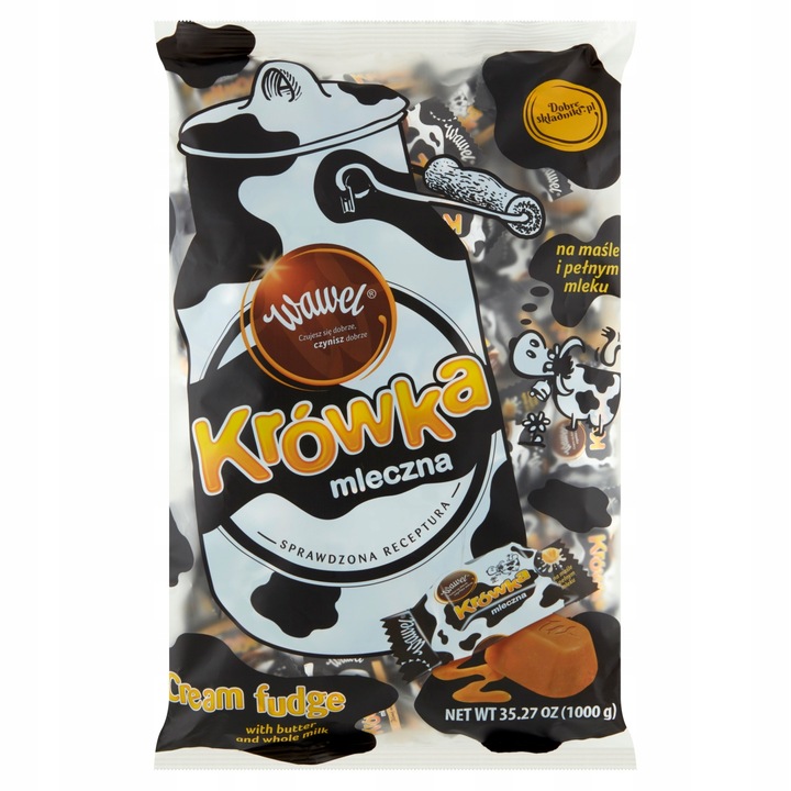 Krówka Łaciata mleczna Cukierki Krówki mleczne Wawel 1kg