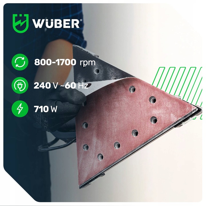 SZLIFIERKA ŻYRAFA DO GIPSU GŁADZI TYNKU LED DWIE GŁOWICE PAPIER X24