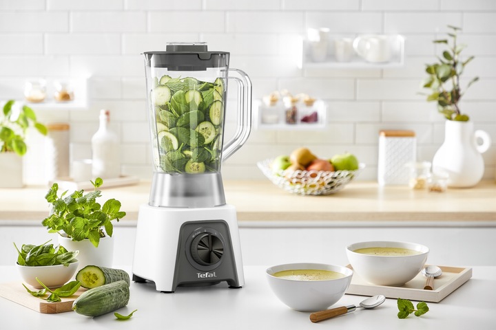 Blender kielichowy mikser TEFAL Blendeo+ BL2C0130 kruszy lód ostrza