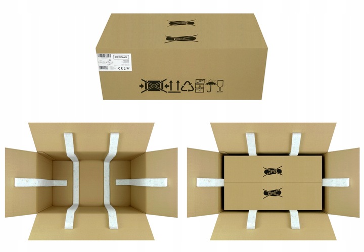 OKAP KUCHENNY CICHY KERNAU KBH0662B CZARNY 60 LED 110-180m³/h 53-63dB