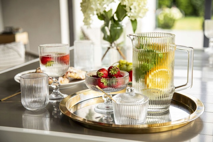 Zestaw 6 szklanek Selena Szklanki do napojów drinków Altom Design 430 ml